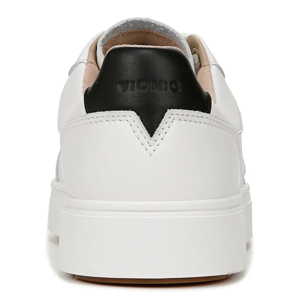 Vionic Kimmie Court Womens 11 Med White Leather Lace Up Orthopedic Sneaker Shoes